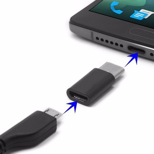 Adaptador Micro USB a USB tipo C OTG Adaptador Micro USB a USB tipo C OTG