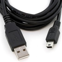 Cable Mini USB a USB 5 pines 1.8 metros  