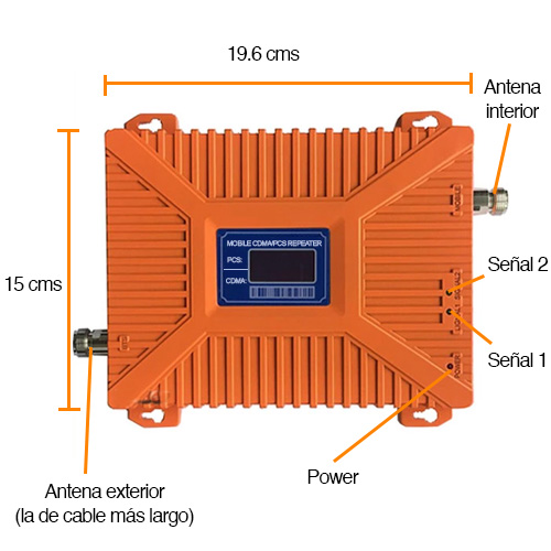 Repetidor GSM amplificador señal 3G celular antena Repetidor GSM amplificador señal 3G celular antena